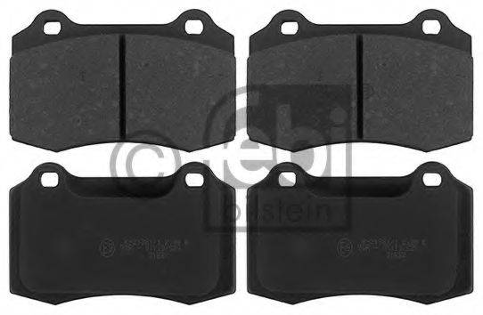 FEBI BILSTEIN 16887 Комплект гальмівних колодок, дискове гальмо