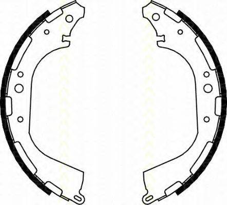 TRISCAN 810014564 Комплект гальмівних колодок