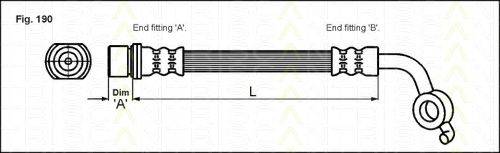 TRISCAN 815013137 Гальмівний шланг