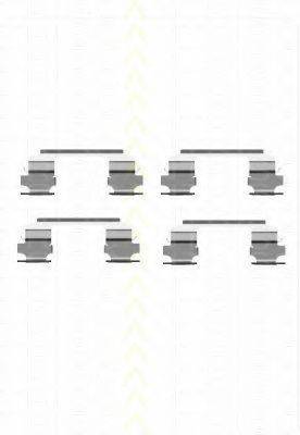 TRISCAN 8105141597 Комплектуючі, колодки дискового гальма
