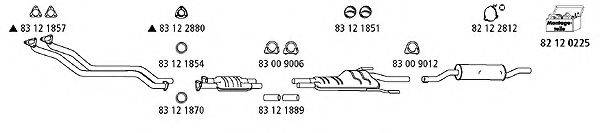 HJS BMW191 Система випуску ОГ