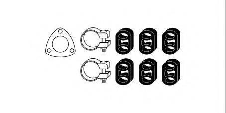 HJS 82142729 Монтажний комплект, система випуску