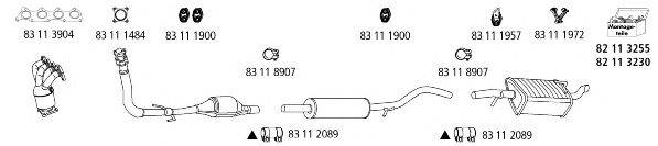 HJS SE18 Система випуску ОГ