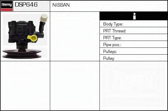 DELCO REMY DSP646 Гідравлічний насос, кермо