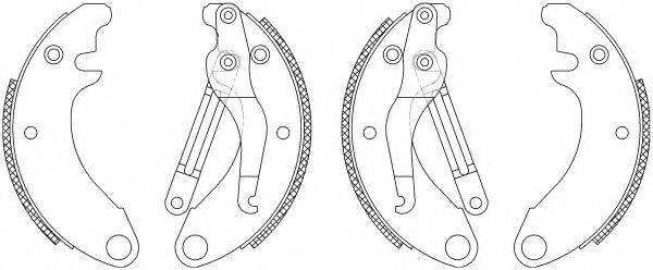 PAGID Q0035 Комплект гальмівних колодок