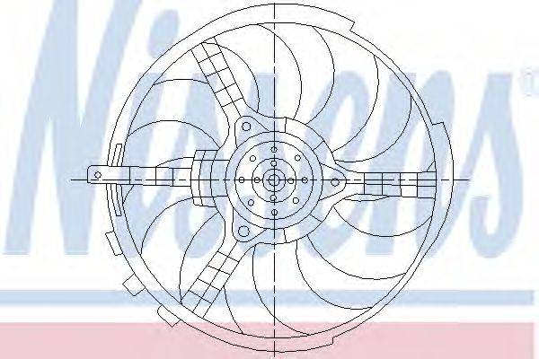NISSENS 85037 Вентилятор, охолодження двигуна