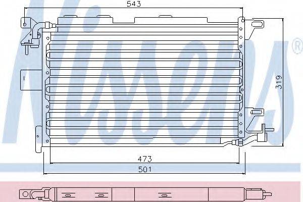 NISSENS 94121 Конденсатор, кондиціонер