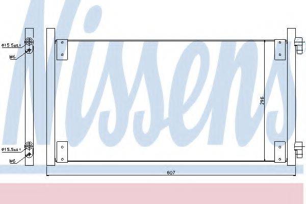 NISSENS 94596 Конденсатор, кондиціонер