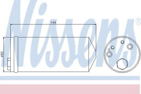 NISSENS 95420 Осушувач, кондиціонер