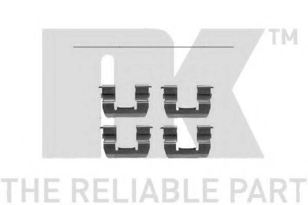 NK 7934668 Комплектуючі, колодки дискового гальма