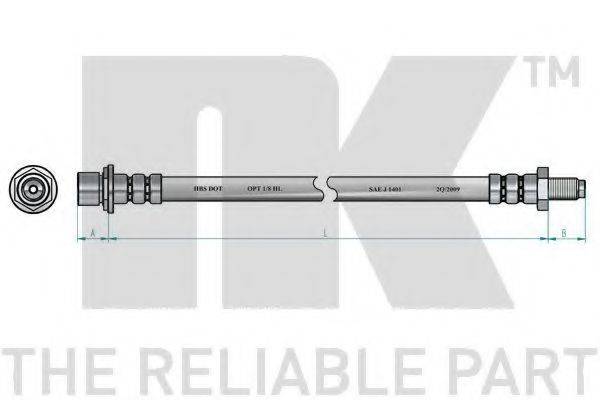 NK 8545121 Гальмівний шланг