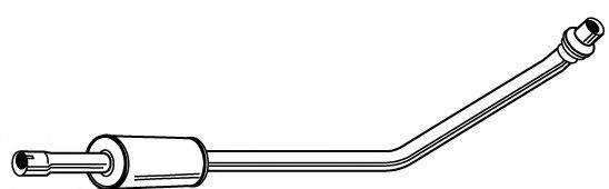 WALKER 23272 Середній глушник вихлопних газів