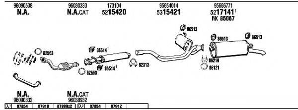 WALKER CI78009 Система випуску ОГ