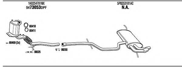 WALKER SEH28171AB Система випуску ОГ