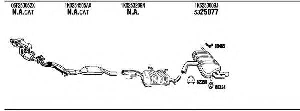 WALKER VWH18922A Система випуску ОГ