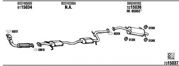 FONOS MA40062A Система випуску ОГ