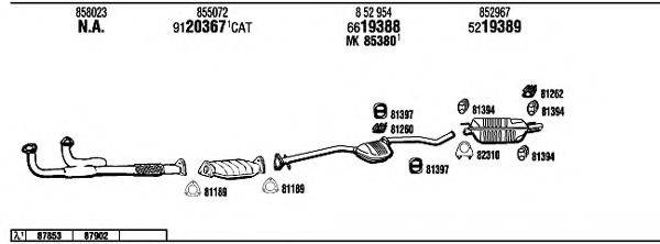 FONOS OP60018 Система випуску ОГ