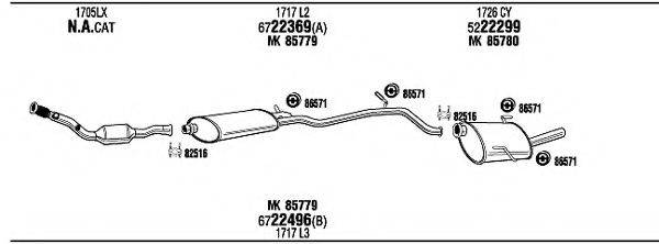 FONOS PEH13081A Система випуску ОГ