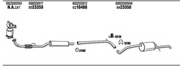 FONOS SKH17395BB Система випуску ОГ