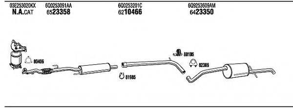 FONOS SKH17395BC Система випуску ОГ
