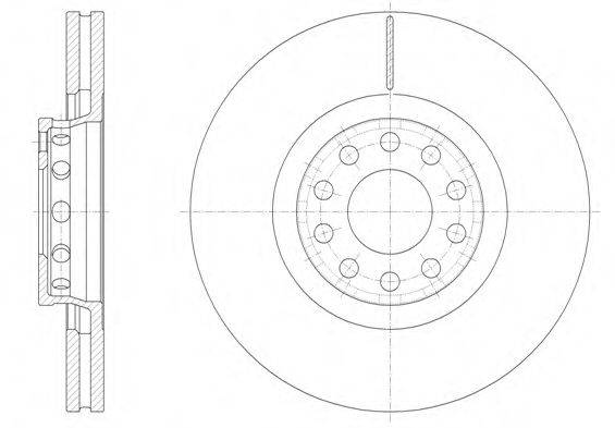 ROADHOUSE 6136210 гальмівний диск
