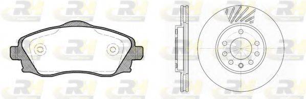 ROADHOUSE 877407 Комплект гальм, дисковий гальмівний механізм