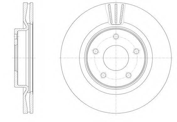 ROADHOUSE 6153310 гальмівний диск