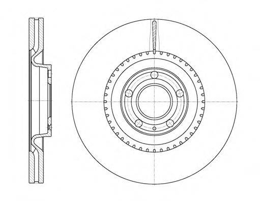 REMSA 6139210 гальмівний диск