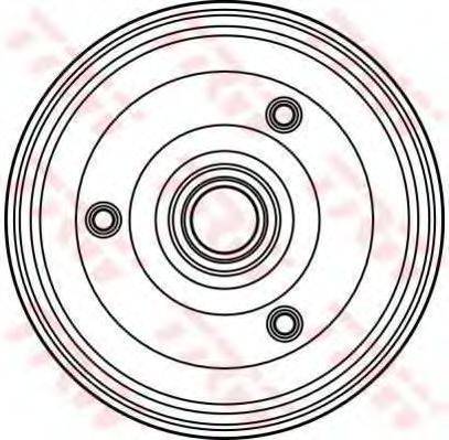 TRW DB4074 Гальмівний барабан