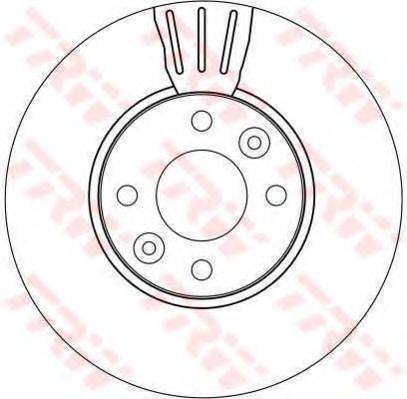 TRW DF4267 гальмівний диск