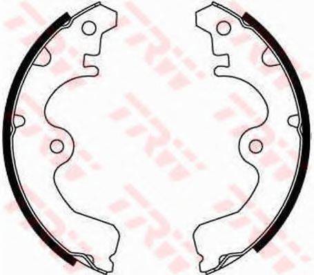 TRW GS8182 Комплект гальмівних колодок