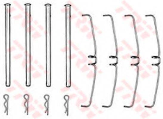 TRW PFK141 Комплектуючі, колодки дискового гальма