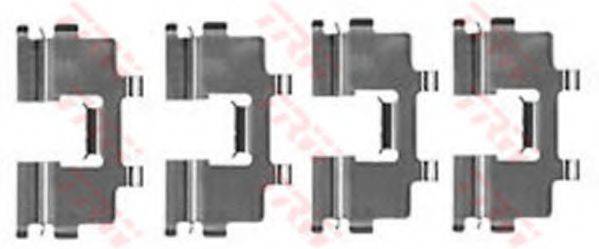 TRW PFK177 Комплектуючі, колодки дискового гальма
