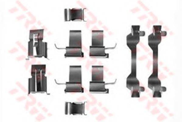 TRW PFK191 Комплектуючі, колодки дискового гальма