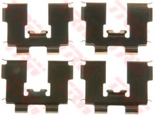 TRW PFK564 Комплектуючі, колодки дискового гальма