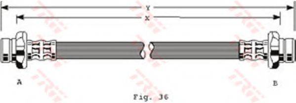 TRW PHA132 Гальмівний шланг