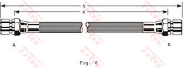 TRW PHA142 Гальмівний шланг