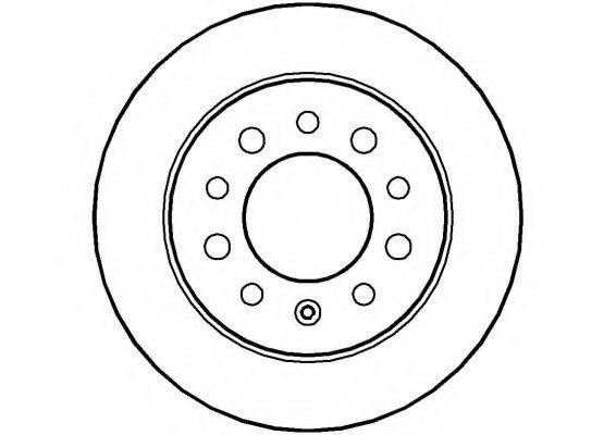 NATIONAL NBD1251 гальмівний диск