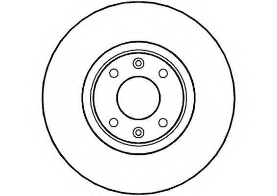 NATIONAL NBD1402 гальмівний диск