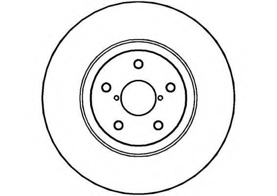 NATIONAL NBD1404 гальмівний диск