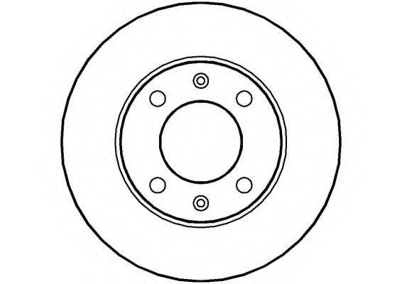 NATIONAL NBD328 гальмівний диск