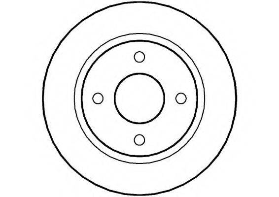 NATIONAL NBD339 гальмівний диск