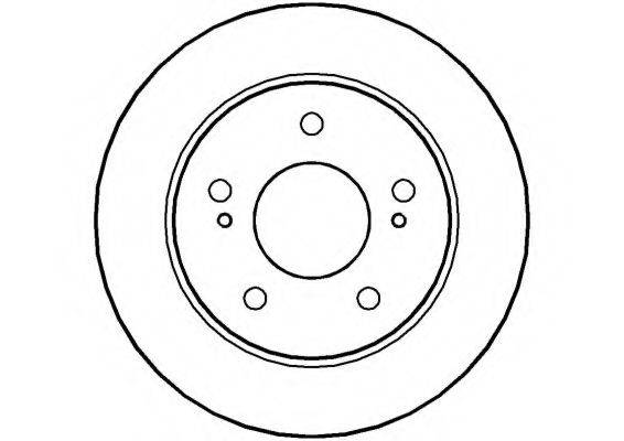 NATIONAL NBD531 гальмівний диск