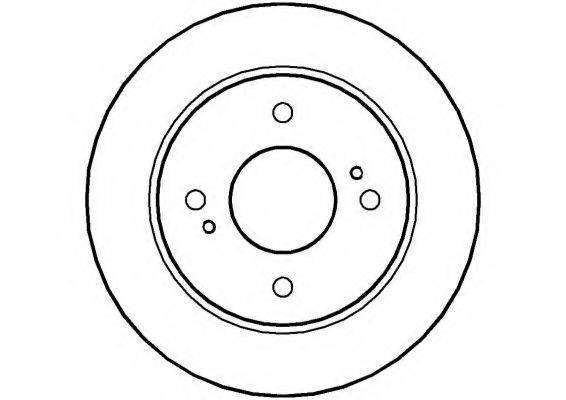 NATIONAL NBD532 гальмівний диск