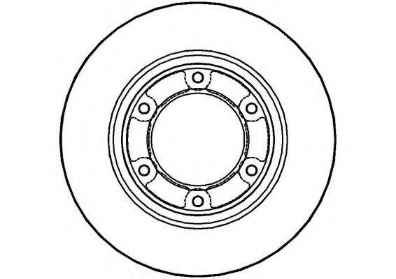 NATIONAL NBD573 гальмівний диск