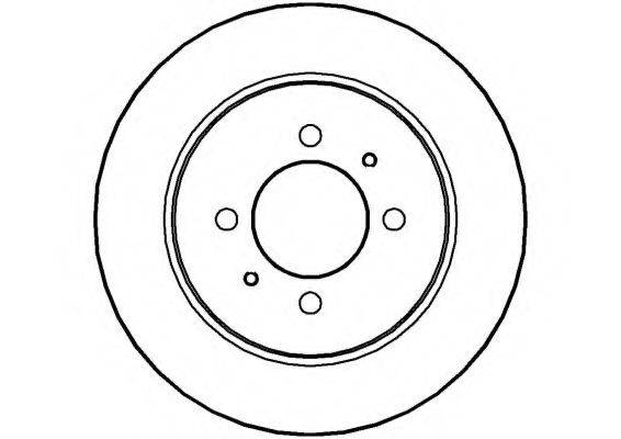 NATIONAL NBD639 гальмівний диск
