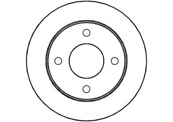 NATIONAL NBD892 гальмівний диск