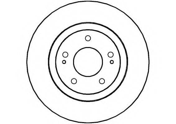 NATIONAL NBD978 гальмівний диск