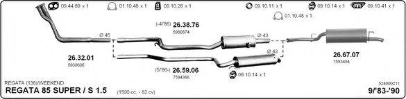 IMASAF 524000211 Система випуску ОГ