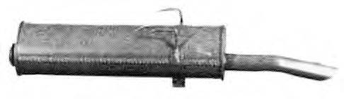 IMASAF 576007 Глушник вихлопних газів кінцевий